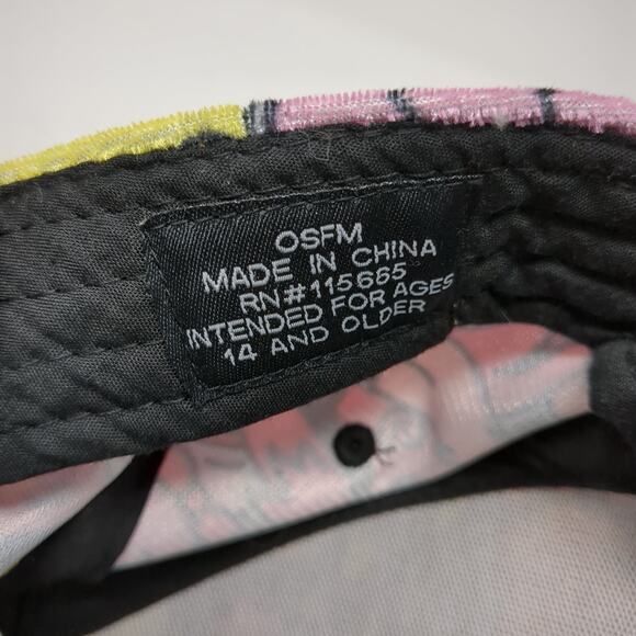 Five Nights At Freddy's Snapback 5 Panel Cap Multi One Size Adjustable Printed - Picture 9 of 10